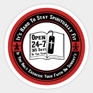 Exercise Your Faith Sticker